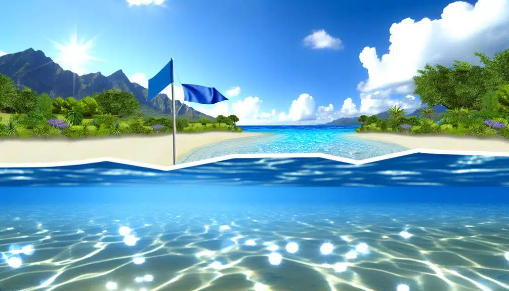 canadian blue flag beaches