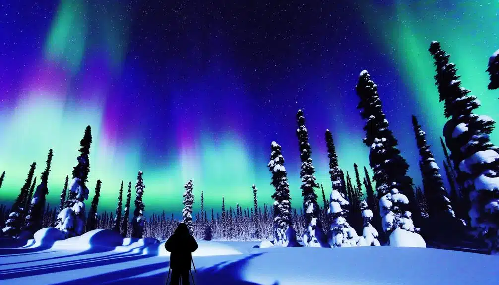 fascinating northern lights spectacle