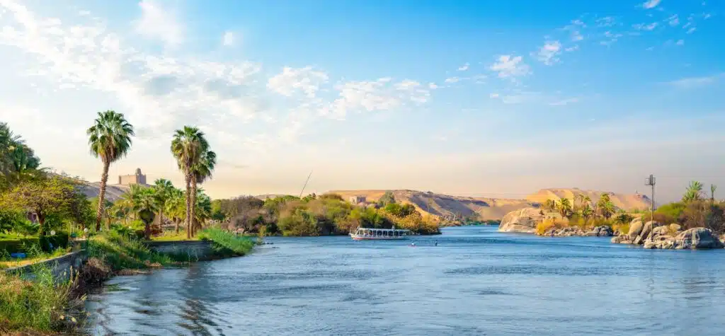 Flusskreuzfahrt-Ziele: Panorama-Blick auf den Nil