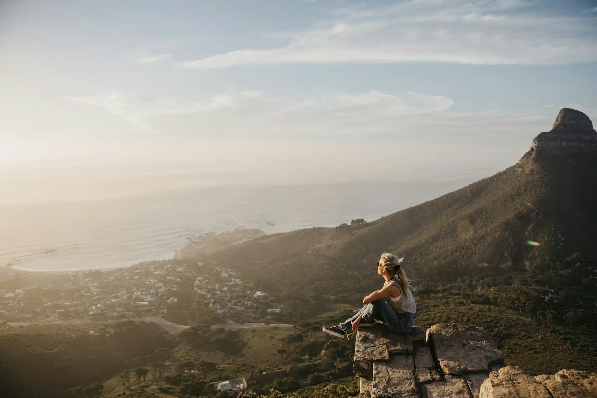 Südafrikas Insider-Tipps von Reiseprofis Südafrika, Kapstadt, Kloof Nek, bei Sonnenuntergang